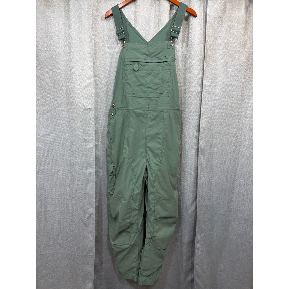 Duluth Trading Co Heirloom Gardening Bib Overalls Green Ripstop XL x 29 Utility